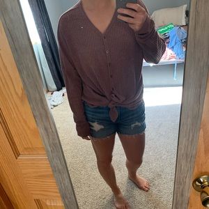 Women’s Tie Sweater- size M